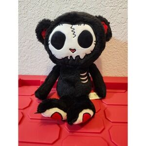 Skelanimals Kit Cat Plush Spencers Exclusive Skeleton Stitched Red Valentine